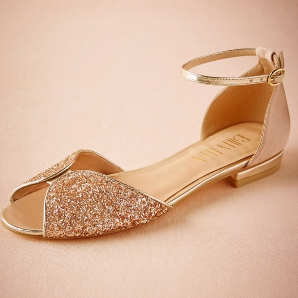 Billy Ella Jeni Flats in Champagne